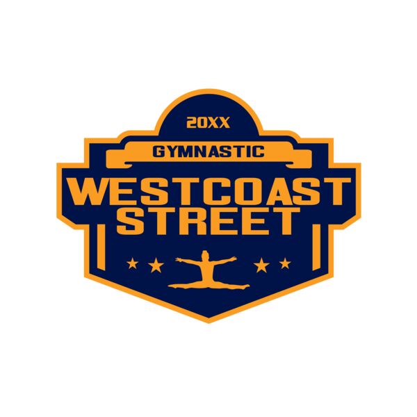 West Coast Street Gymnastic logo template 02 Thumbnail